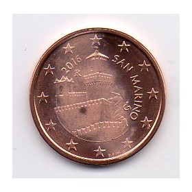 Pièce 5 centimes BU Saint-Marin 2016