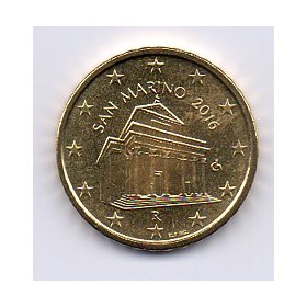 Pièce 10 centimes BU Saint-Marin 2016