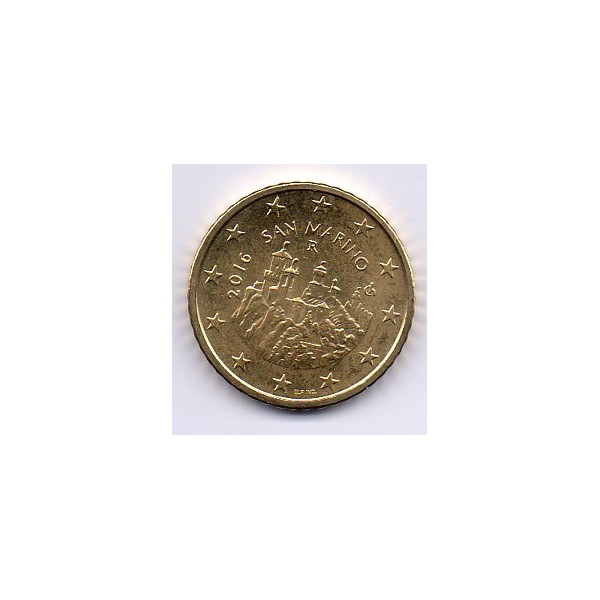 Pièce 50 centimes BU Saint-Marin 2016