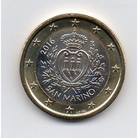 Pièce 1 euro BU Saint-Marin 2016