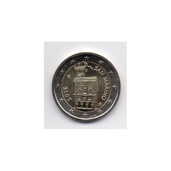 Pièce 2 euros BU Saint-Marin 2016