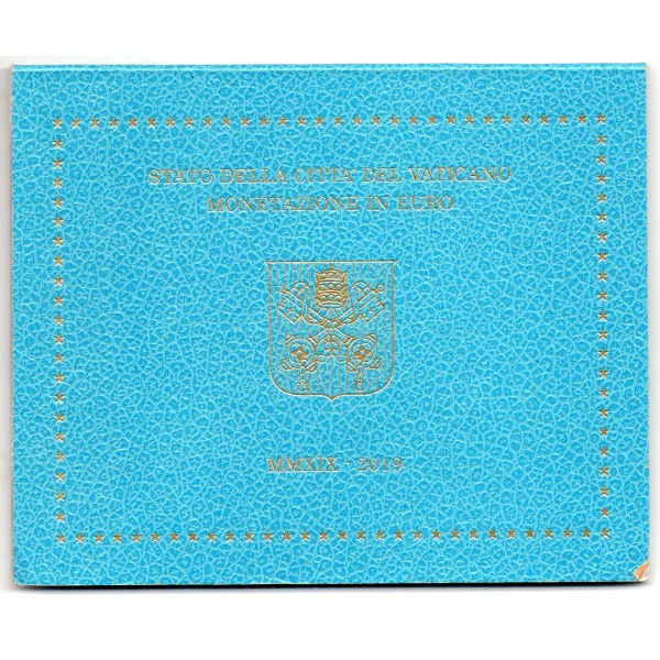 Coffret BU Vatican 2019 Armoiries sous le pape François pièces de monnaie