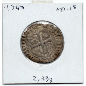 Blanc Guenar Charles VI (1411) Montpellier point plein