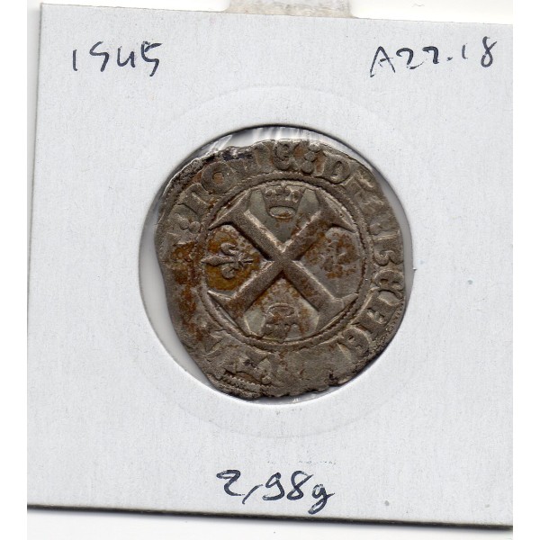 Blanc Guenar Charles VI (1411) Tournai