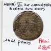Blanc aux ecus Henri VI de Lancastre (1422) Paris Sup-