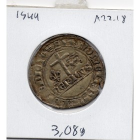 Blanc aux ecus Henri VI de Lancastre (1422) Paris Sup-