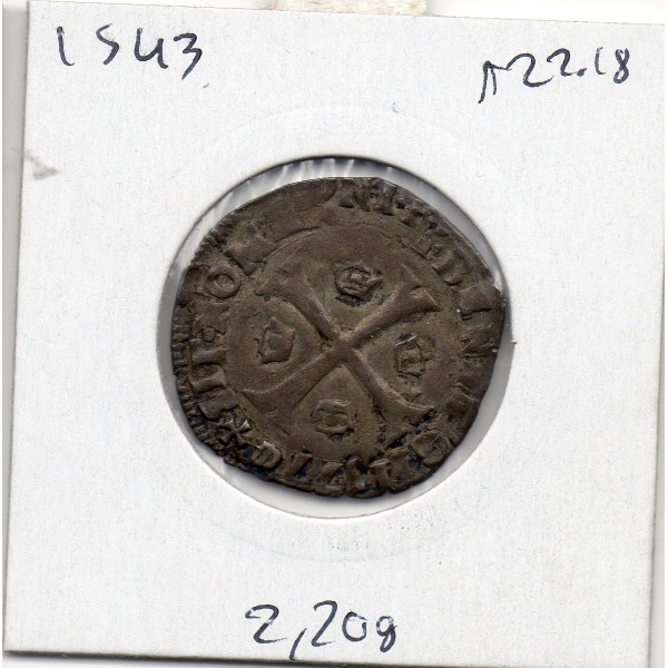 Douzain au 2 H 1er type 1577 & Aix Henri III TTB+