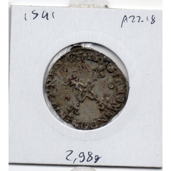 Double sol Parisis 2eme type 1585 N Montpellier Henri III TTB+