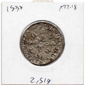 Douzain aux croissants 1551 B Rouen Henri II TTB