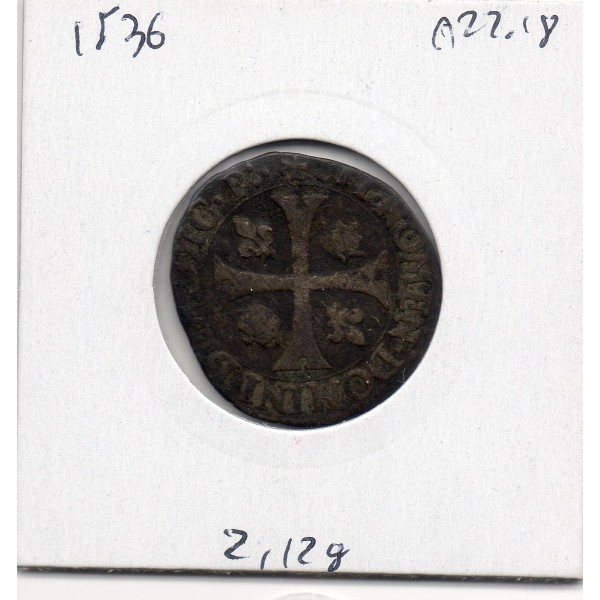 Douzain 1er type Charles IX P Dijon 1574 TB
