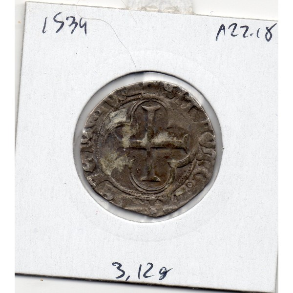 Blanc au Soleil Tours Louis XI (1475) TTB