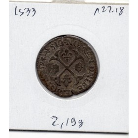 Douzain au 2 H 2eme type 1594 C Saint lo Henri IV TTB