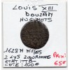 Douzain Huguenot 1628 N Nimes Louis XIII TTB-