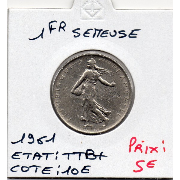 1 franc Semeuse Nickel 1961 TTB+
