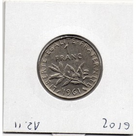 1 franc Semeuse Nickel 1961 TTB+