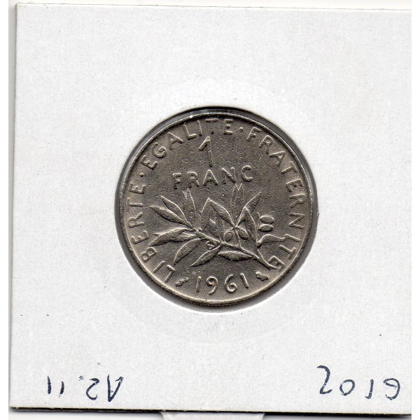 1 franc Semeuse Nickel 1961 TTB+
