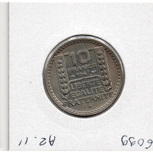 10 francs Turin 1947 B petite Tête Sup