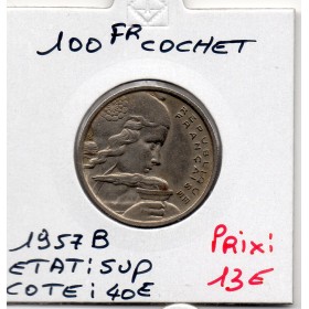 100 francs Cochet 1957 B Sup