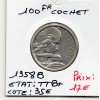 100 francs Cochet 1958 B TTB+