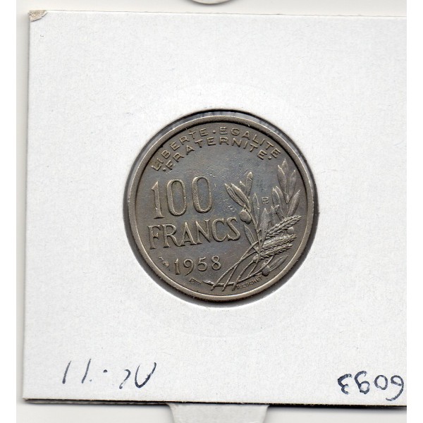 100 francs Cochet 1958 B TTB+