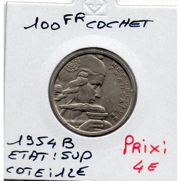 100 francs Cochet 1954 B Sup