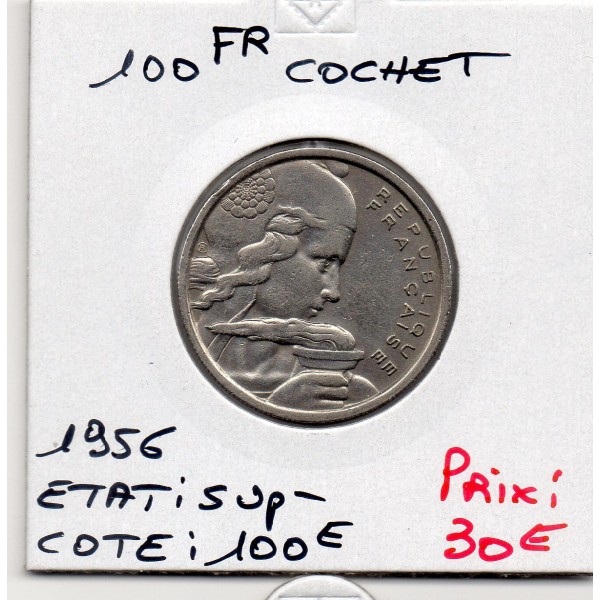 100 francs Cochet 1956 Sup-