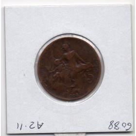 5 centimes Dupuis 1905 B+