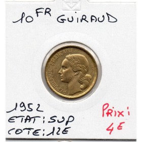 10 francs Coq Guiraud 1952 Sup