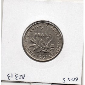 1 franc Semeuse Nickel 1961 TTB