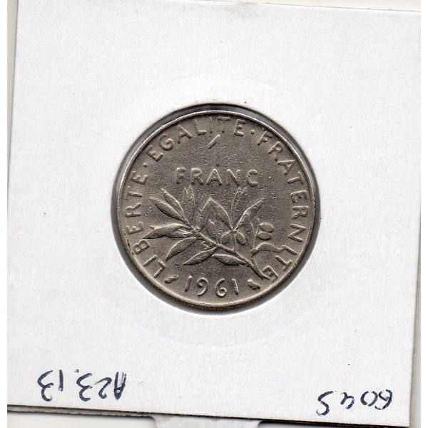 1 franc Semeuse Nickel 1961 TTB