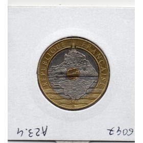 20 francs Mont St Michel 1992 V ouvert 4 cannelures Sup+