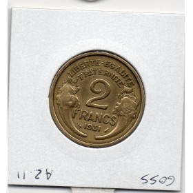 2 francs Morlon 1931 TTB