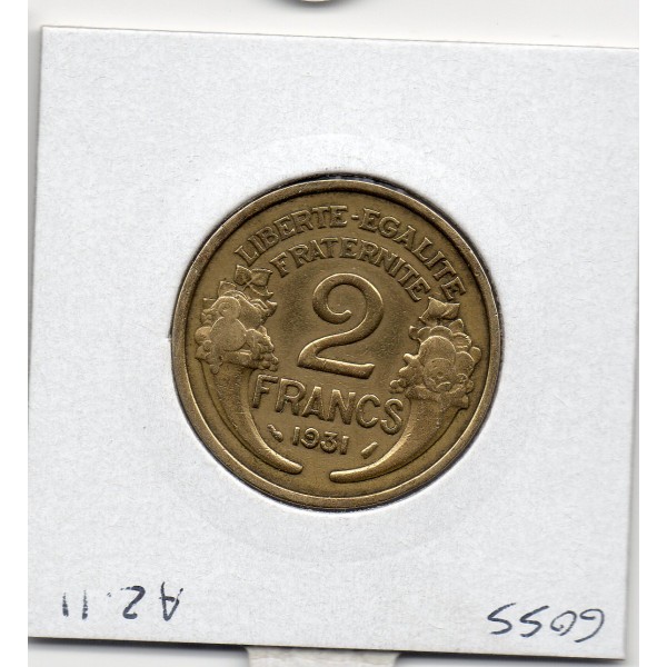 2 francs Morlon 1931 TTB