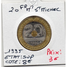 20 francs Mont St Michel 1995 Sup