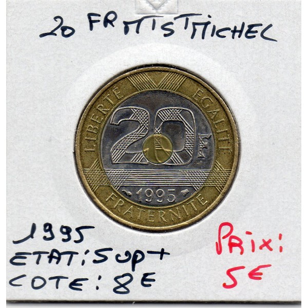 20 francs Mont St Michel 1995 Sup+