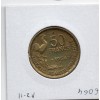 50 francs Coq Guiraud 1954 B TTB nettoyée
