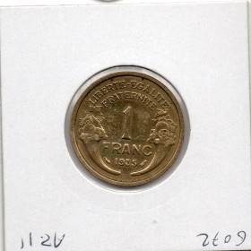 1 franc Morlon 1935 TTB, France pièce de monnaie