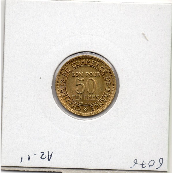 50 centimes Commerce Industrie 1928 Sup+