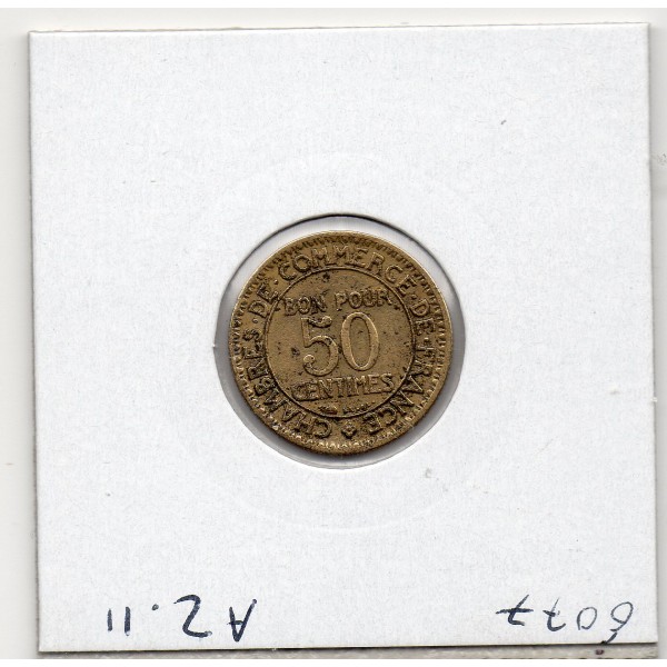 Bon pour 50 centimes Commerce Industrie 1929 TB