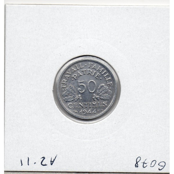50 centimes Francisque Bazor 1944 TTB+