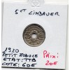 5 centimes Lindauer 1920 TTB petit module