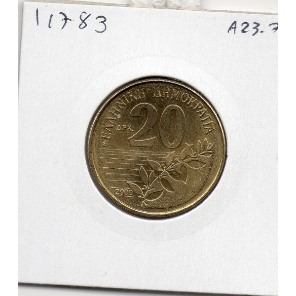 Grece 20 Drachmai 2000 Spl, KM.154 Solomos