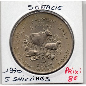 Somalie 5 Shillings 1970 Sup+, KM.15 FAO