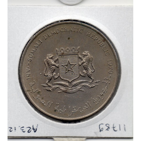Somalie 5 Shillings 1970 Sup+, KM.15 FAO