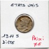 Etats Unis dime 1917 S TTB+, KM.140 mercury