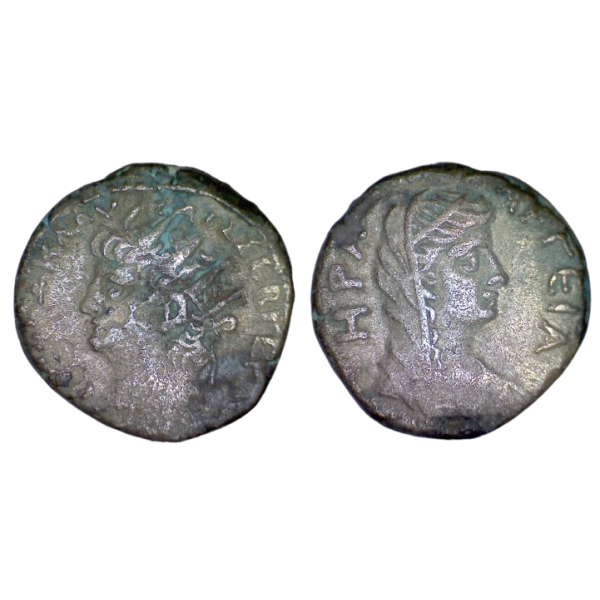 Tetradrachme de Néron pour l'Egypte (an 14 67-68) Hera Alexandrie