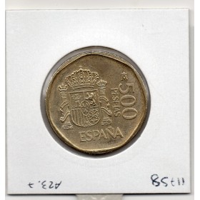 Espagne 500 pesetas 1987 Sup, KM.831 Juan Carlos et Sofia