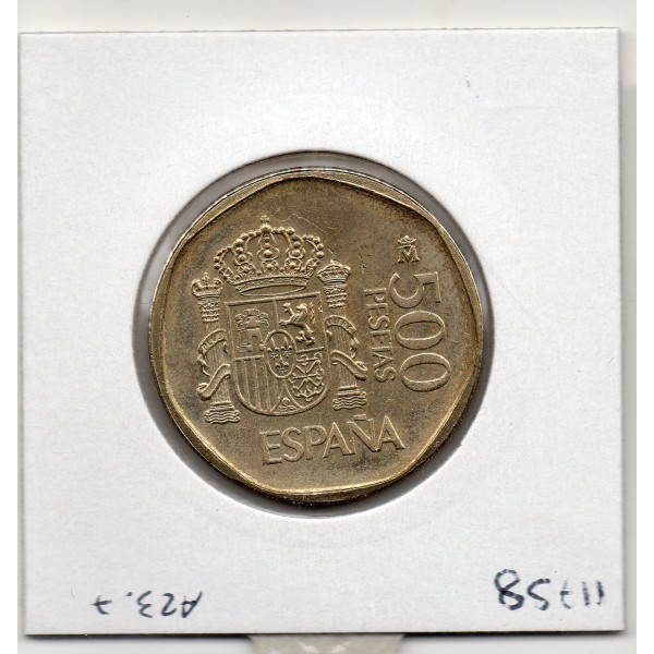 Espagne 500 pesetas 1987 Sup, KM.831 Juan Carlos et Sofia