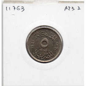 Egypte 5 Milliemes 1360 AH - 1941 Spl, KM.363 Farouk 1er