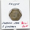 Egypte 2 piastres 1363 AH - 1944 Sup, KM.369 Farouk 1er